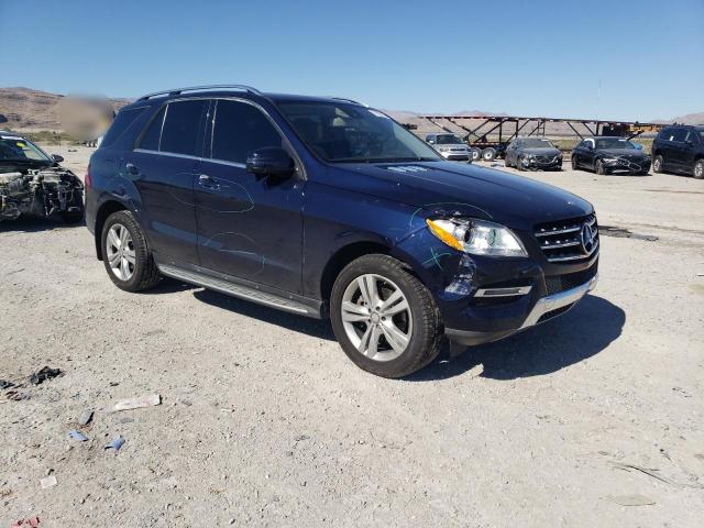 4JGDA5HB9DA225238 - 2013 MERCEDES-BENZ ML 350 4MATIC BLUE photo 4