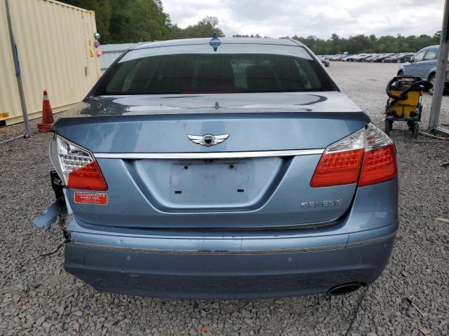 KMHGC46E79U030145 - 2009 HYUNDAI GENESIS 3.8L BLUE photo 6