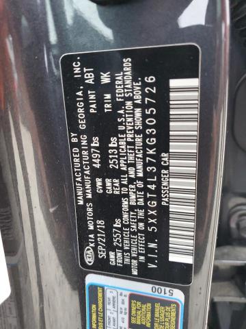 5XXGT4L37KG305726 - 2019 KIA OPTIMA LX CHARCOAL photo 12