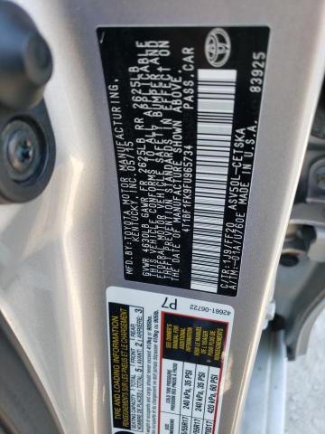 4T1BF1FK9FU965734 - 2015 TOYOTA CAMRY SE LE 银色 照片 12