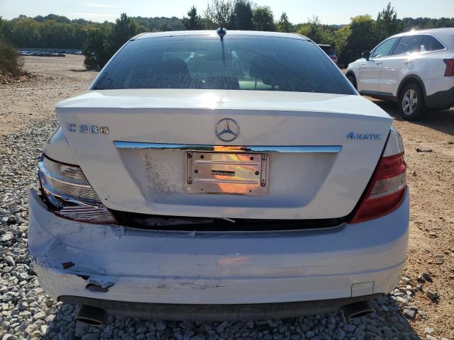 WDDGF8BB0AR120331 - 2010 MERCEDES-BENZ C 300 4MATIC WHITE photo 6