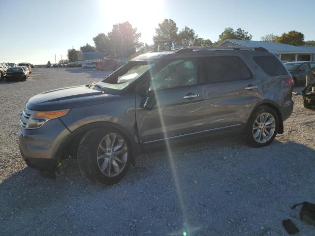 1FM5K7D87DGC04408 - 2013 FORD EXPLORER XLT GRAY photo 1