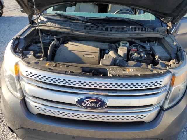 1FM5K7D87DGC04408 - 2013 FORD EXPLORER XLT GRAY photo 12