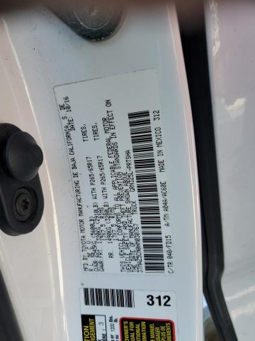 3TMAZ5CN0HM030767 - 2017 TOYOTA TACOMA DOUBLE CAB WHITE photo 12