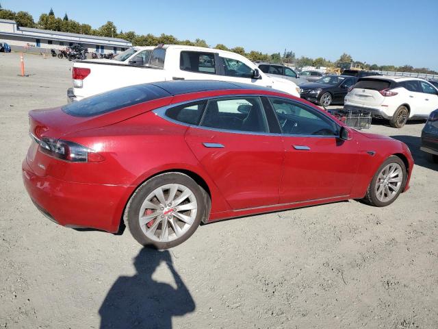 5YJSA1E41GF170435 - 2016 TESLA MODEL S Қызыл фото 3