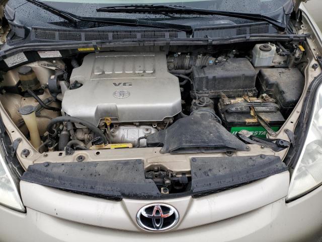 5TDZK23C39S246599 - 2009 TOYOTA SIENNA CE GOLD photo 12