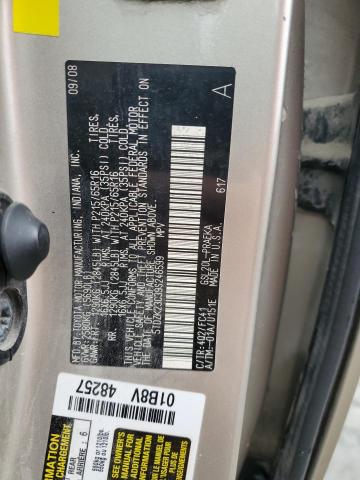 5TDZK23C39S246599 - 2009 TOYOTA SIENNA CE GOLD photo 13