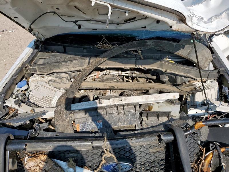 1FM5K8AB2MGB18736 - 2021 FORD EXPLORER POLICE INTERCEPTOR Ақ фото 11