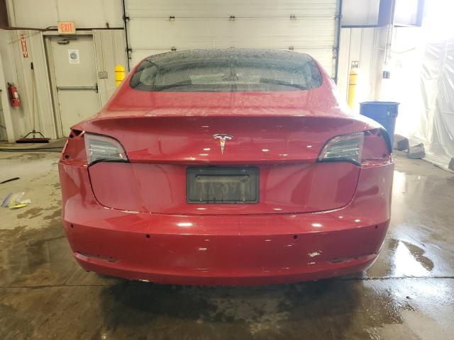 5YJ3E1EA7NF290784 - 2022 TESLA MODEL 3 RED photo 6