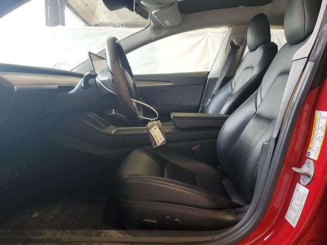 5YJ3E1EA7NF290784 - 2022 TESLA MODEL 3 RED photo 7