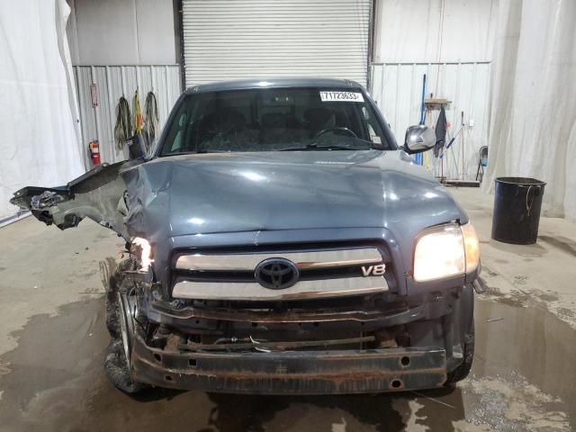 5TBBT44116S483202 - 2006 TOYOTA TUNDRA ACCESS CAB SR5 BLUE photo 5