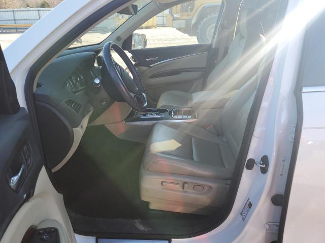 5J8YD4H55JL004934 - 2018 ACURA MDX TECHNOLOGY WHITE photo 7