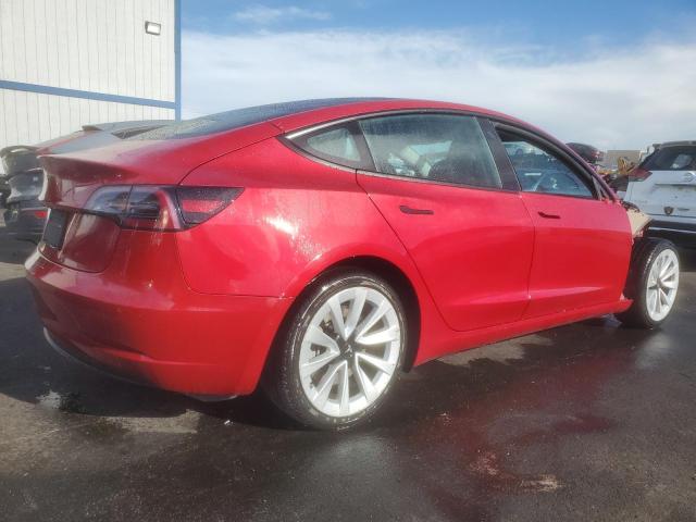 5YJ3E1EA4NF286997 - 2022 TESLA MODEL 3 Qırmızı foto 3