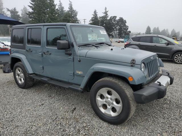1C4BJWEG2EL171675 - 2014 JEEP WRANGLER U SAHARA GRAY photo 4