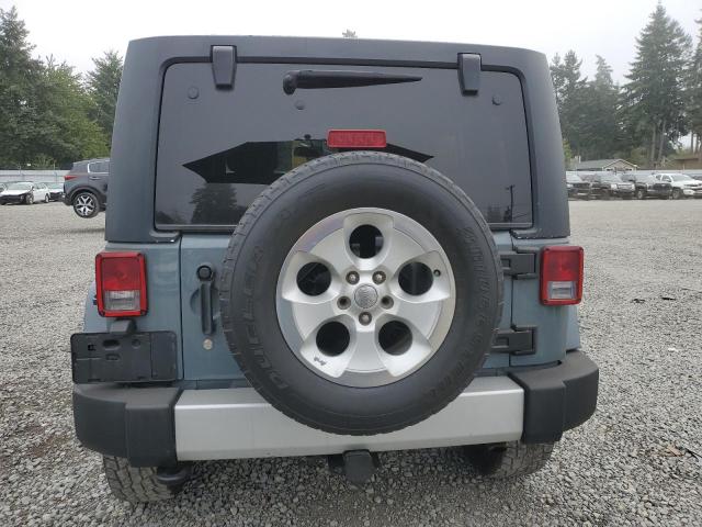 1C4BJWEG2EL171675 - 2014 JEEP WRANGLER U SAHARA GRAY photo 6
