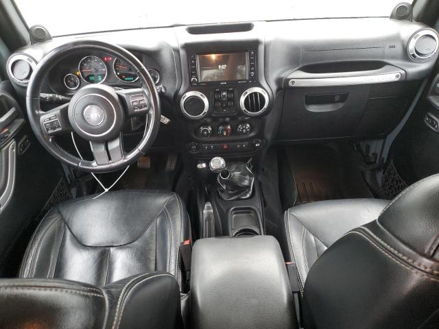 1C4BJWEG2EL171675 - 2014 JEEP WRANGLER U SAHARA GRAY photo 8