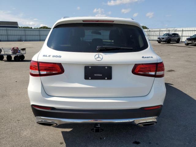 WDC0G4KB1JV021374 - 2018 MERCEDES-BENZ GLC 300 4MATIC WHITE photo 6