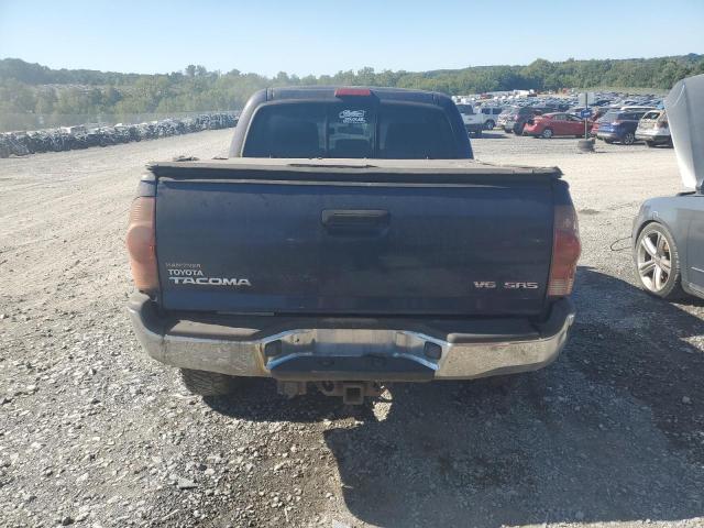 5TELU42N76Z170740 - 2006 TOYOTA TACOMA DOUBLE CAB BLUE photo 6