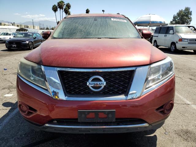 5N1AR2MN0EC688661 - 2014 NISSAN PATHFINDER S RED photo 5