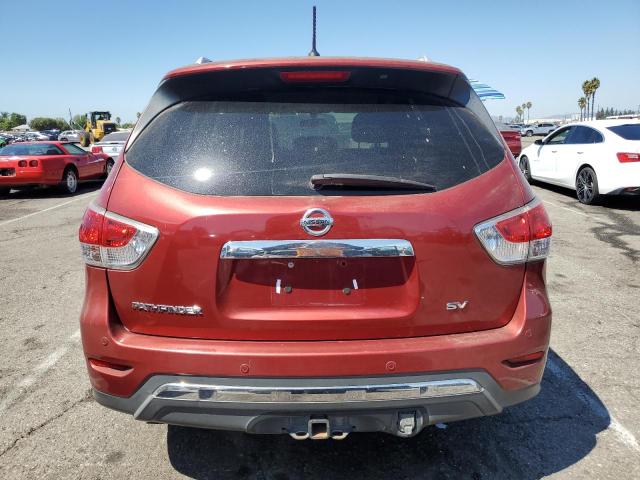 5N1AR2MN0EC688661 - 2014 NISSAN PATHFINDER S RED photo 6
