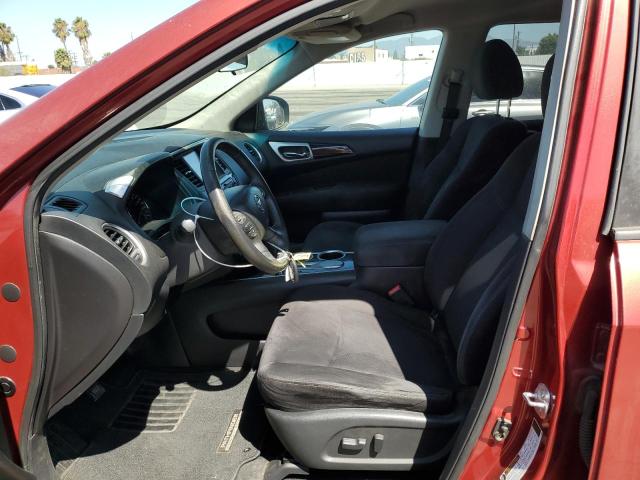 5N1AR2MN0EC688661 - 2014 NISSAN PATHFINDER S RED photo 7