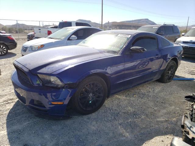 1ZVBP8AM8E5328021 - 2014 FORD MUSTANG BLUE photo 1