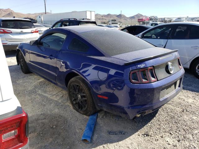 1ZVBP8AM8E5328021 - 2014 FORD MUSTANG BLUE photo 2