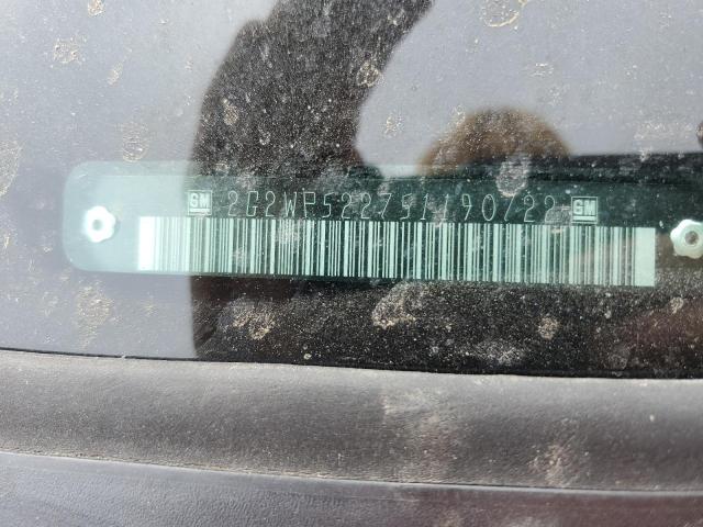 2G2WP522751190722 - 2005 PONTIAC GRAND PRIX 黑色 照片 12