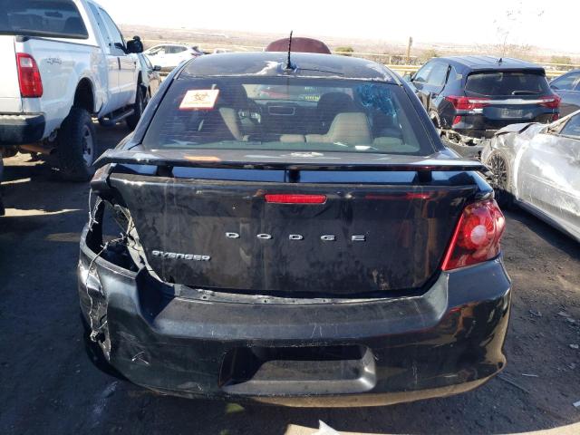 1C3CDZAG6DN522405 - 2013 DODGE AVENGER SE BLACK photo 6