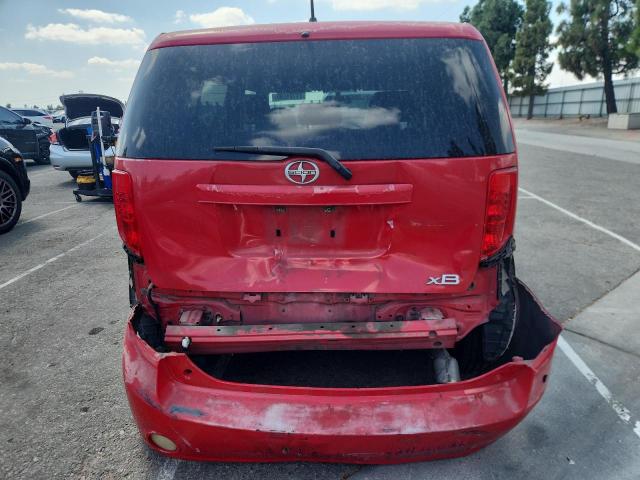 JTLKE50E791095686 - 2009 TOYOTA SCION XB RED photo 6