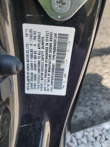 JHMFB2F51CS005637 - 2012 HONDA CIVIC LX Qara foto 12