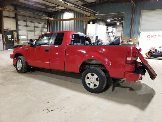 1FTRX12W47FA98578 - 2007 FORD F150 RED photo 2