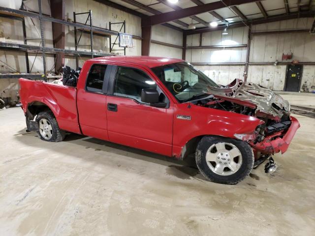 1FTRX12W47FA98578 - 2007 FORD F150 RED photo 4