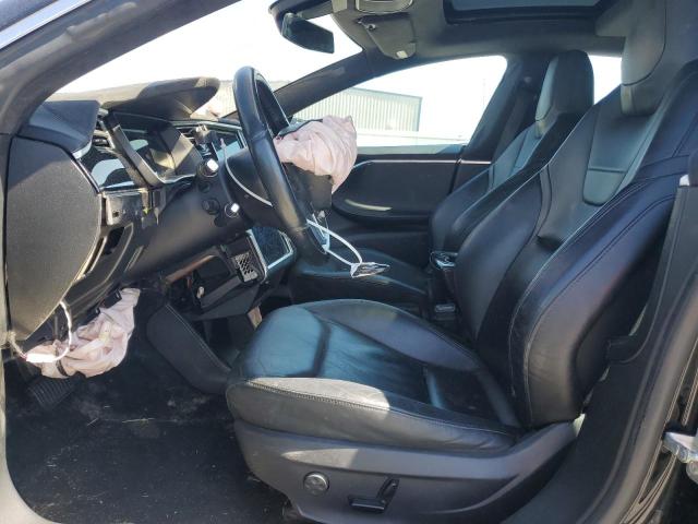 5YJSA1E28FF110990 - 2015 TESLA MODEL S BLACK photo 7