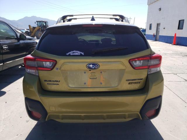 JF2GTHRCXNH227059 - 2022 SUBARU CROSSTREK SPORT YELLOW photo 6