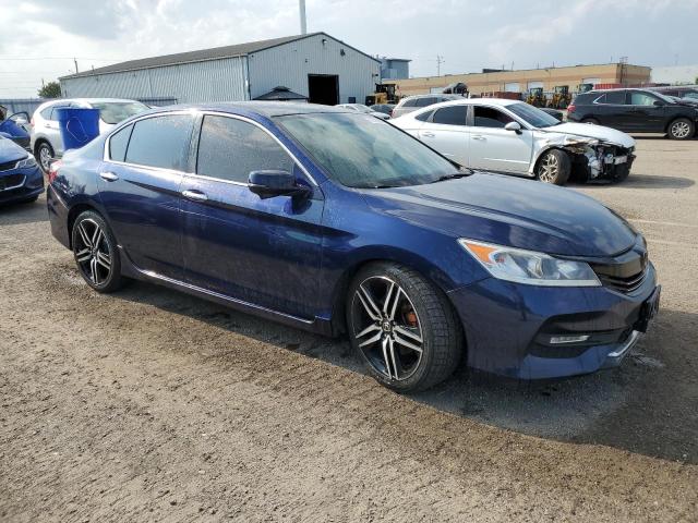 1HGCR2F52HA810934 - 2017 HONDA ACCORD SPORT ლურჯი ფოტო 4