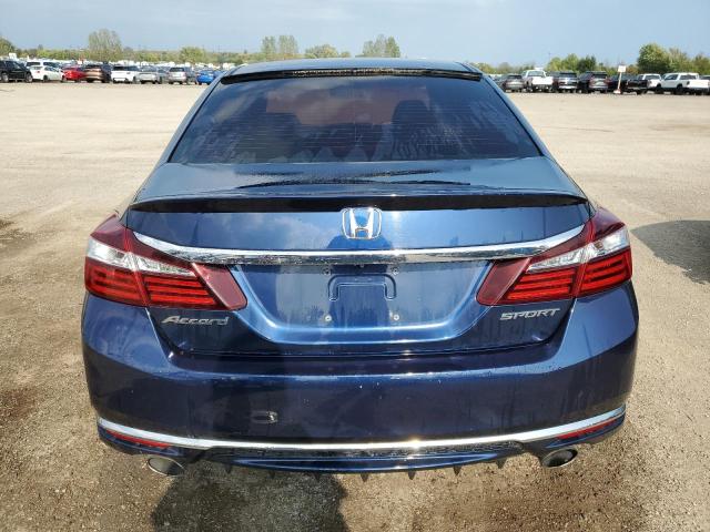 1HGCR2F52HA810934 - 2017 HONDA ACCORD SPORT ლურჯი ფოტო 6