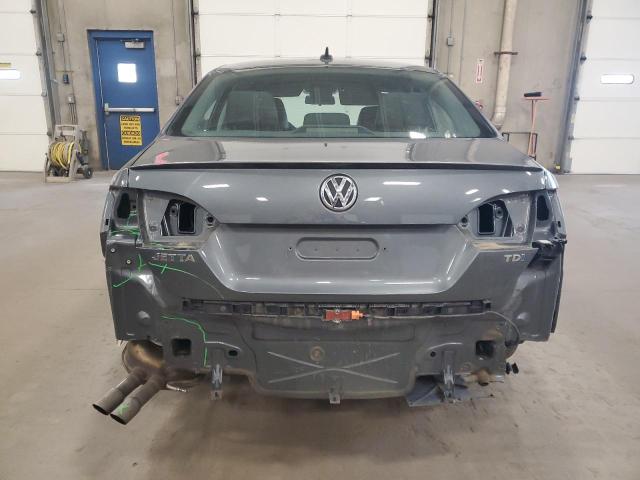 3VWLL7AJ3EM378903 - 2014 VOLKSWAGEN JETTA TDI GRAY photo 6