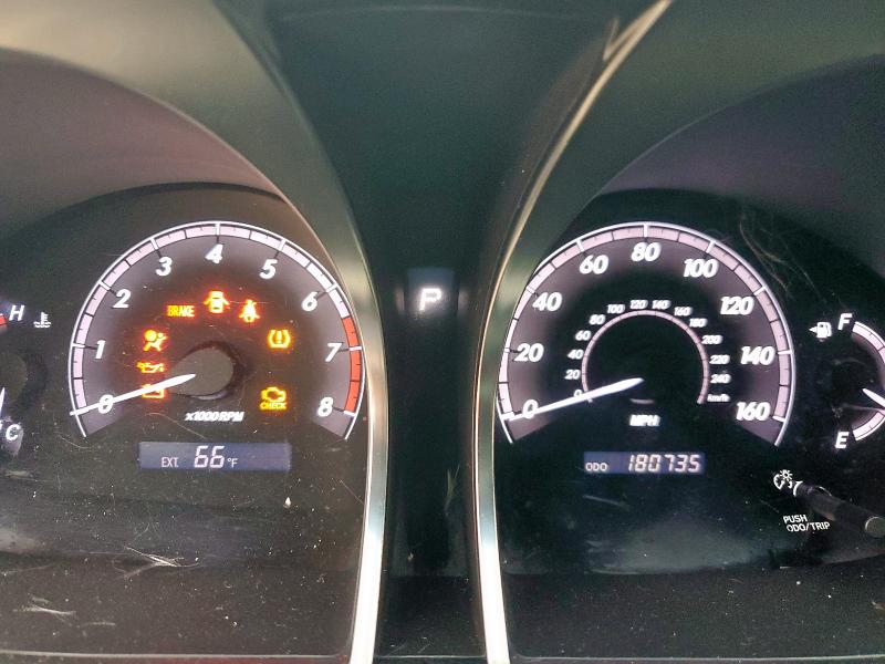 4T1BK3DB3CU446216 - 2012 TOYOTA AVALON BASE Черный фото 9