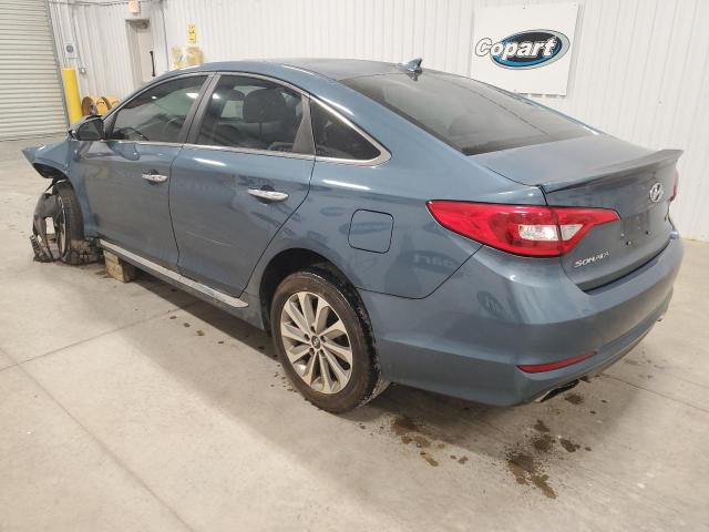 5NPE34AF2GH414501 - 2016 HYUNDAI SONATA SPORT 蓝色 照片 2