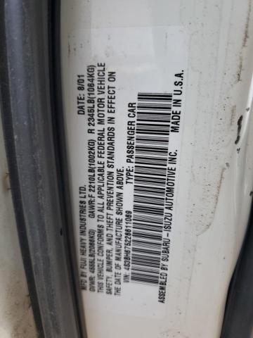 4S3BH675226611069 - 2002 SUBARU LEGACY OUTBACK AWP Ağ foto 13