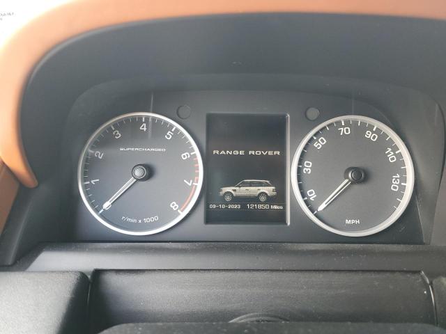 SALSP2E4XCA727097 - 2012 LAND ROVER RANGE ROVE AUTOBIOGRAPHY BLACK photo 9