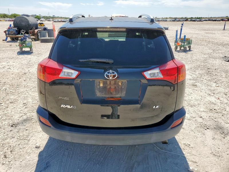 2T3ZFREV1EW073332 - 2014 TOYOTA RAV4 LE BLACK photo 6