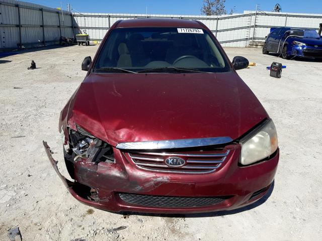 KNAFE121675444808 - 2007 KIA SPECTRA EX BURGUNDY photo 5