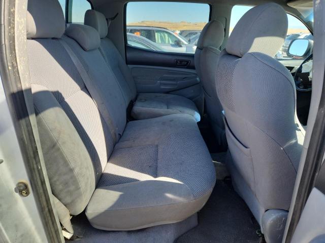 5TELU42N76Z261961 - 2006 TOYOTA TACOMA DOUBLE CAB SILVER photo 10