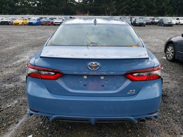 4T1G11BK1PU084845 - 2023 TOYOTA CAMRY SE NIGHT SHADE BLUE photo 6