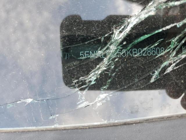 5FNRL6H55KB028608 - 2019 HONDA ODYSSEY EX GRAY photo 13