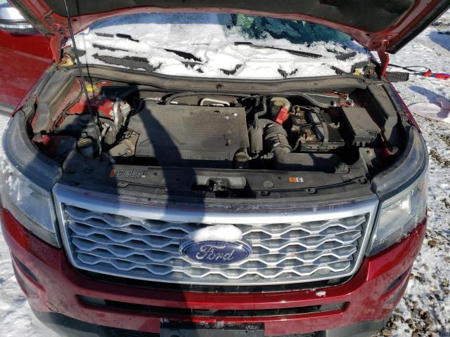 1FM5K8HT0GGD27914 - 2016 FORD EXPLORER P BURGUNDY photo 7