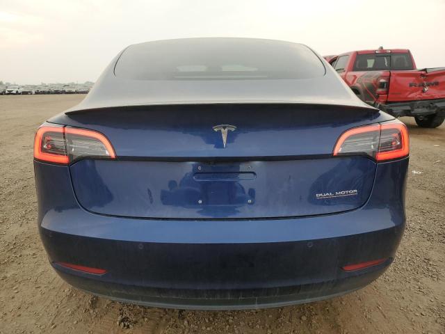 5YJ3E1EB0JF080966 - 2018 TESLA MODEL 3 Синий фото 6