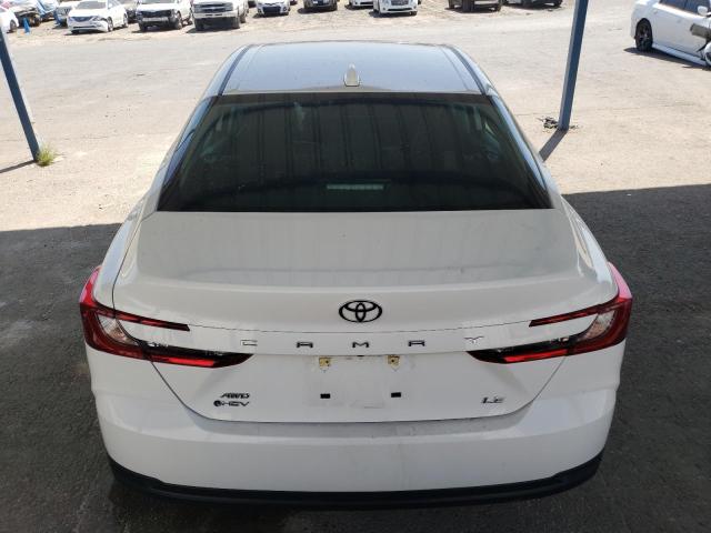 4T1DBADK8SU002485 - 2025 TOYOTA CAMRY XSE WHITE photo 6